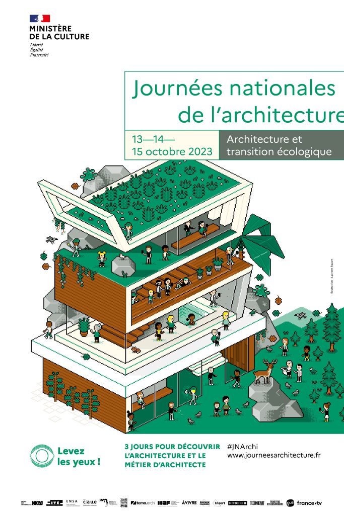 affiche journée nationale de l'architecture