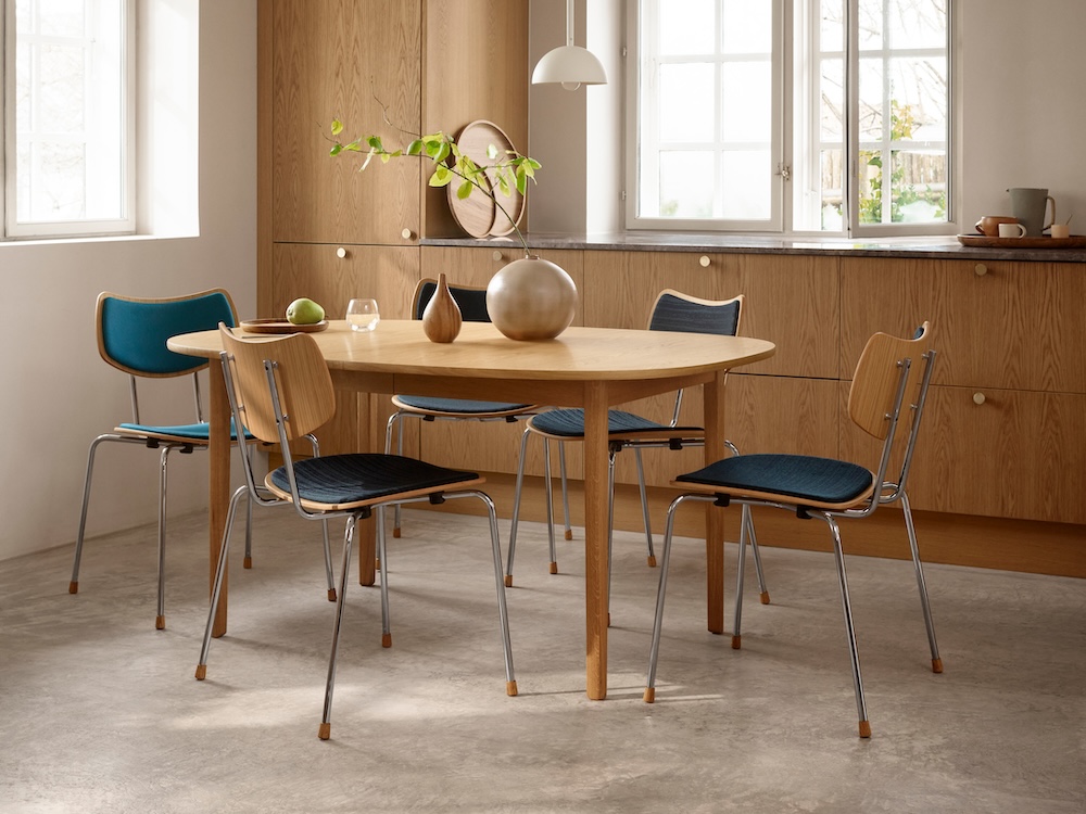 métal matière tendance design déco décoration deco de fil en déco toulouse aménagement vintage moderne matériaux vers le futur acier chromé carl hansen & son